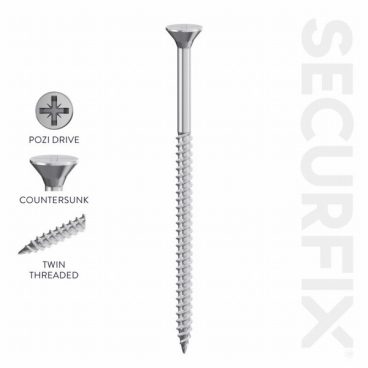 SCREW PICARDY C/S TWIN 10 X 1 3/4″  BOX200 n/r