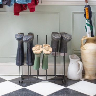 WELLINGTON BOOT RACK 6 PAIR STEEL