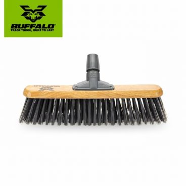 BUFFALO BROOM PVC STIFF 18IN