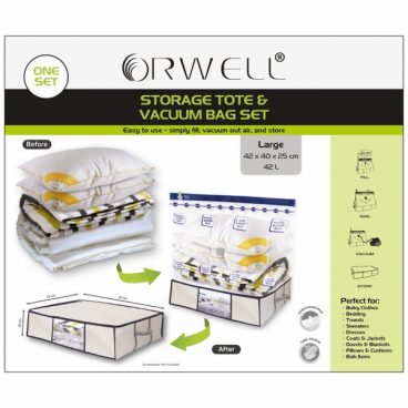 VACUUM BAG STORAGE TOTE LARGE