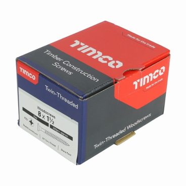 SCREW TIMCO C/S TWIN 8 X 1 1/2IN BOX200