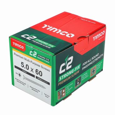 SCREW TIMCO C2 M/P 10 X 2.5IN BOX200