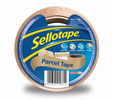 PARCEL TAPE BROWN 48MM X 50M SELLOTAPE