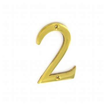 NUMBER BRASS NO. 2