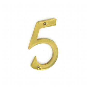 NUMBER BRASS NO. 5