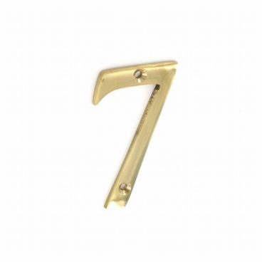 NUMBER BRASS NO. 7