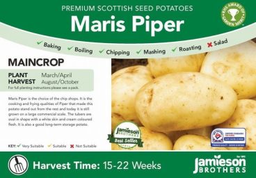 Seed Potatoes – Maincrop – Maris Piper 2kg