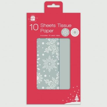 TISSUE PAPER XMAS SILVER
