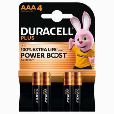Duracell – Plus AAA Battery – 4 Pack