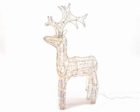 Kaemingk - LED Acrylic Deer Warm White 60cm