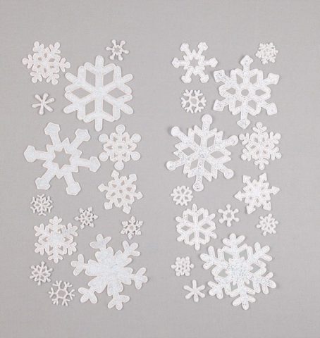 Snowflake Window Sticker Set 13 Pack
