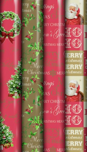WRAPPING PAPER NORTH POLE 5M