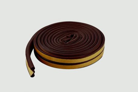DRAUGHT EXCLUDER EPDM P BROWN 5M