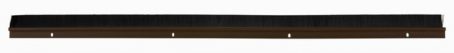 DRAUGHT EXCLUDER DOOR BRUSH BROWN