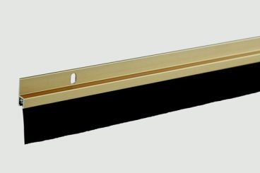 WOODSIDE DRAUGHT EXCLUDER DOOR BRUSH GOLD