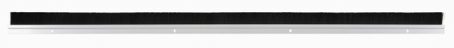 DRAUGHT EXCLUDER DOOR BRUSH ALUMINIUM