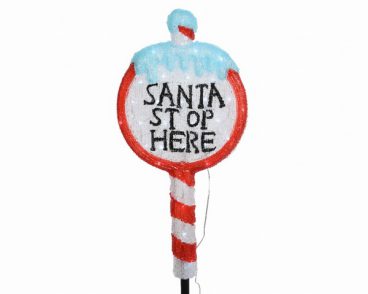 Premier – Acrylic LED Santa Stop Sign 1.1M