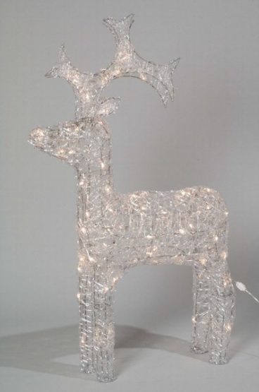 Kaemingk – LED Acrylic Deer Warm White 90cm