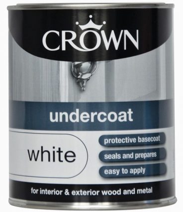 Crown Undercoat 750ml Pure Brilliant White