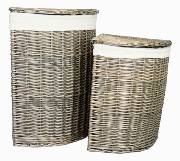 corner linen basket