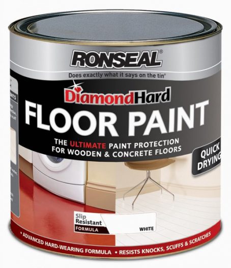 Ronseal - Diamond Hard Floor Paint - White - 2.5L