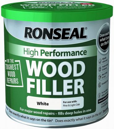 Ronseal – High Performance Wood Filler – White – 550g