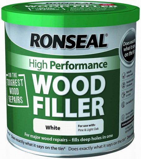 Ronseal - High Performance Wood Filler - White - 275g