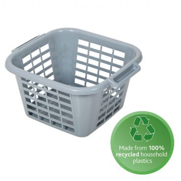 Addis – Square Laundry Basket – Grey