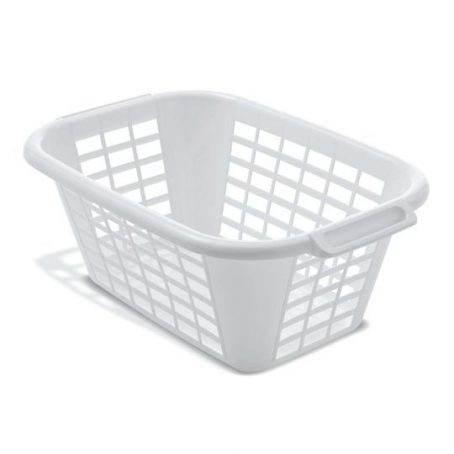 Addis - Rectangular Laundry Basket - White