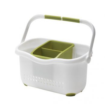 Addis – Sink Caddy – White/Green