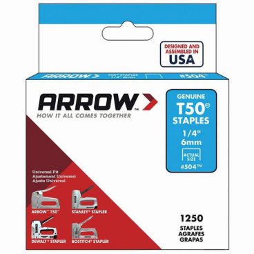 Arrow – T50 Staples – 10mm (1/4″)