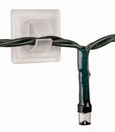 Premier – Mini Cable Clips for Lights Pack of 24