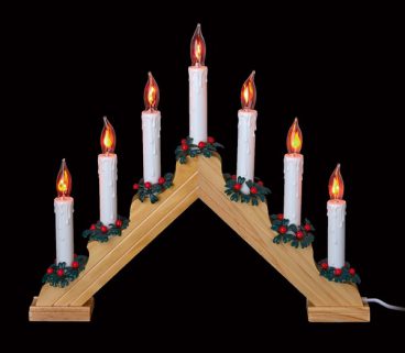 Premier – Flickering Candle Bridge 7 Bulb