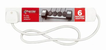 Premier –  Extention Lead – 6Gang 1Metre 13Amp