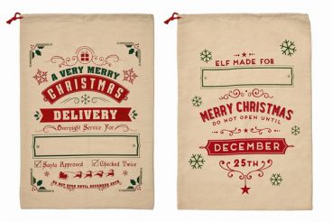 Festive – Present Sack ‘Christmas Delivery’ Assorted 70cm