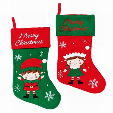 Premier – Stocking Elf Red/Green 45cm