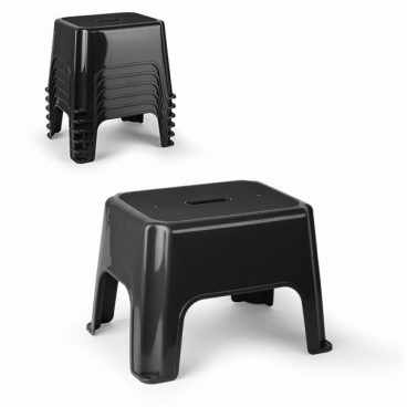 STEP STOOL BLACK 150KG
