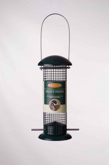 Johnston & Jeff – Green Cast Metal Feeder Peanut