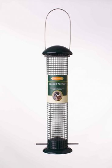 Johnston & Jeff – Large Green Cast Metal Feeder Peanut