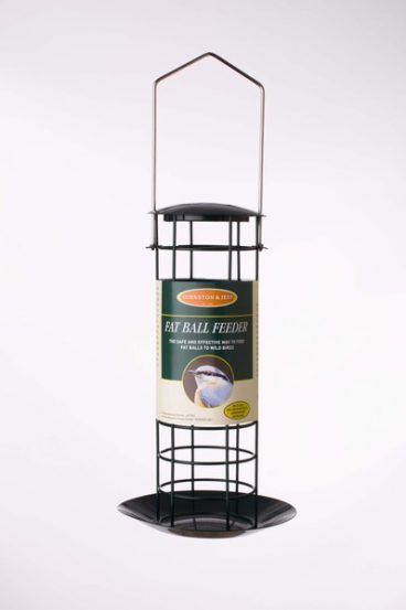 Johnston & Jeff – Green Cast Metal Feeder for Fat Balls