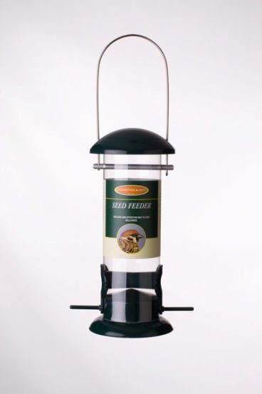 Johnston & Jeff – Green Cast Metal Feeder Seed