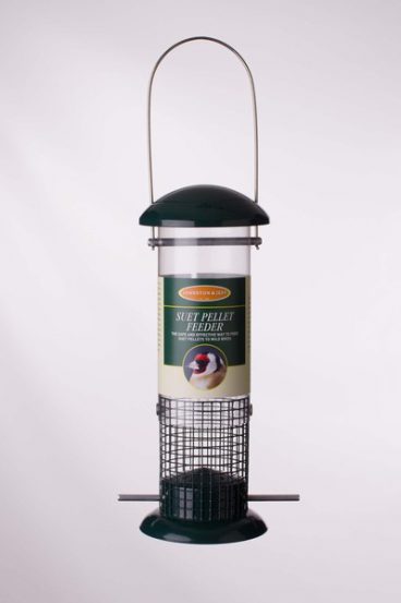 Johnston & Jeff – Green Cast Metal Feeder Sunflower Suet