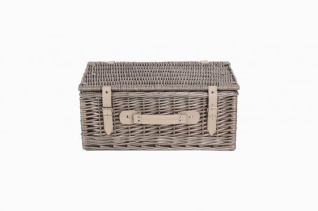 ANTIQUE WILLOW HAMPER (EMPTY) 18IN - Image 6