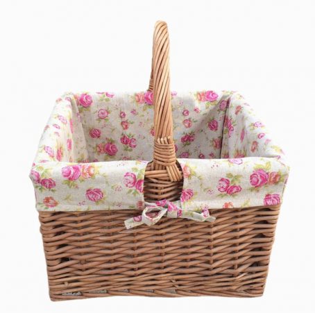 ANTIQUE SHOPPER/ BUTCHERS BASKET & ROSE  n/r - Image 2