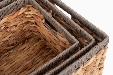 MEDIUM GREY ROPE BORDER WATER HYACINTH - Image 5