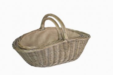 ANTIQUE WASH HARVESTING BASKET LARGE n/r