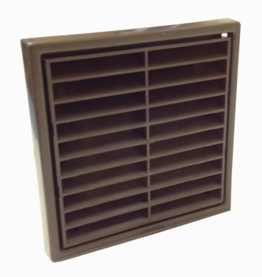 WALL OUTLET GRILL BROWN