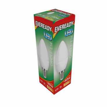 Eveready – Candle Opal Bulb Warm White – 40W SES/E14