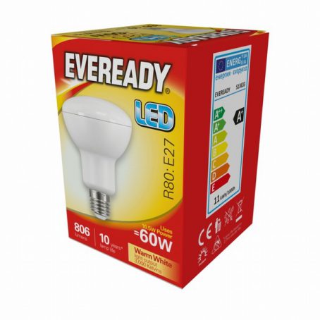 Eveready - R80 Reflector Bulb Warm White - 60W ES/E27
