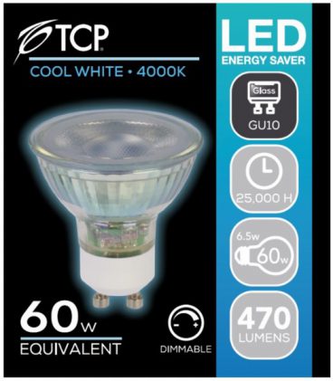 TCP – GU10 Bulb Daylight Dimmable – 60W